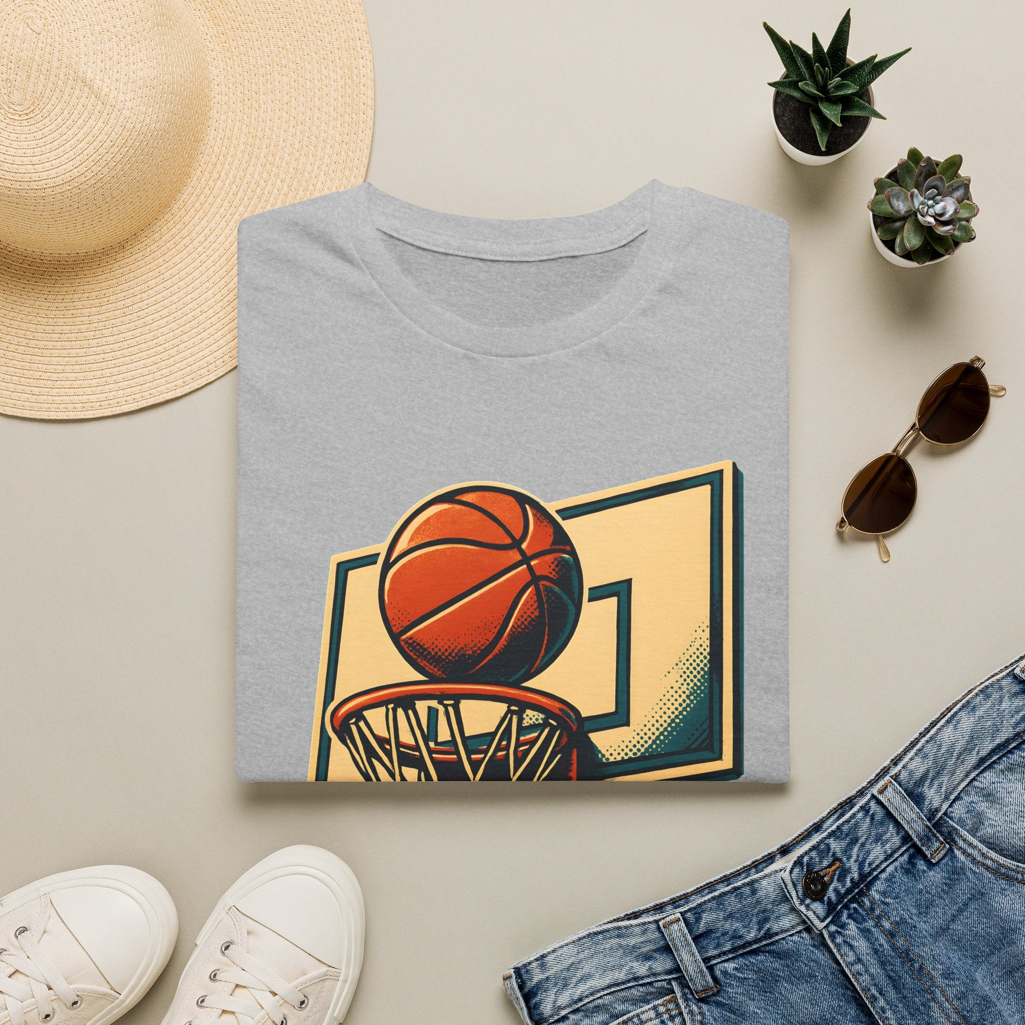 Basketball Hoop Dunk T-Shirt