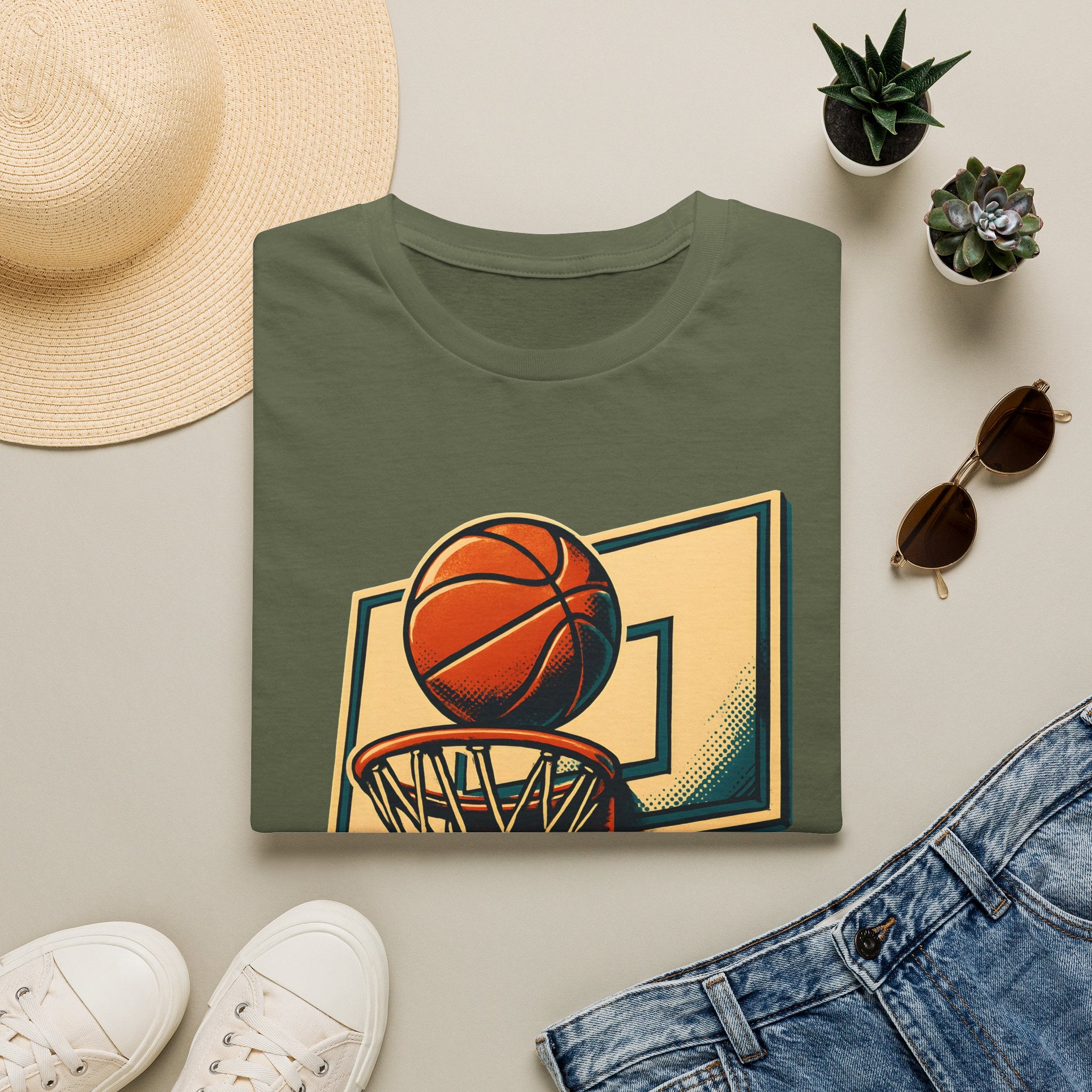 Basketball Hoop Dunk T-Shirt