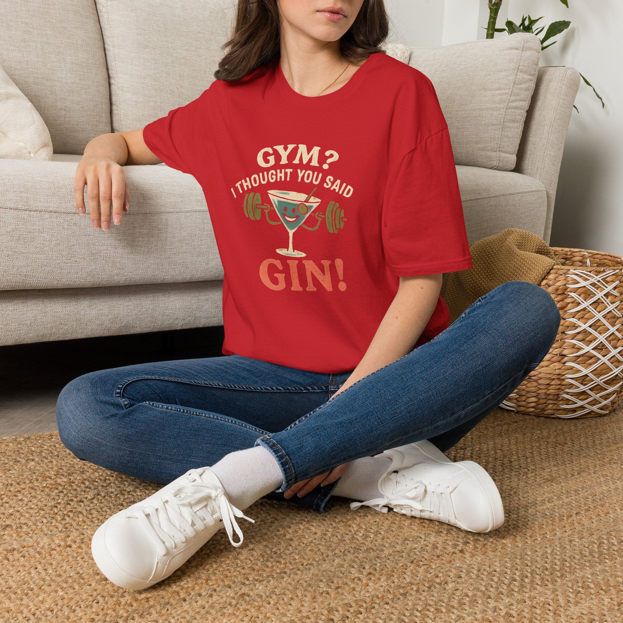 Gym or Gin Pun T-Shirt