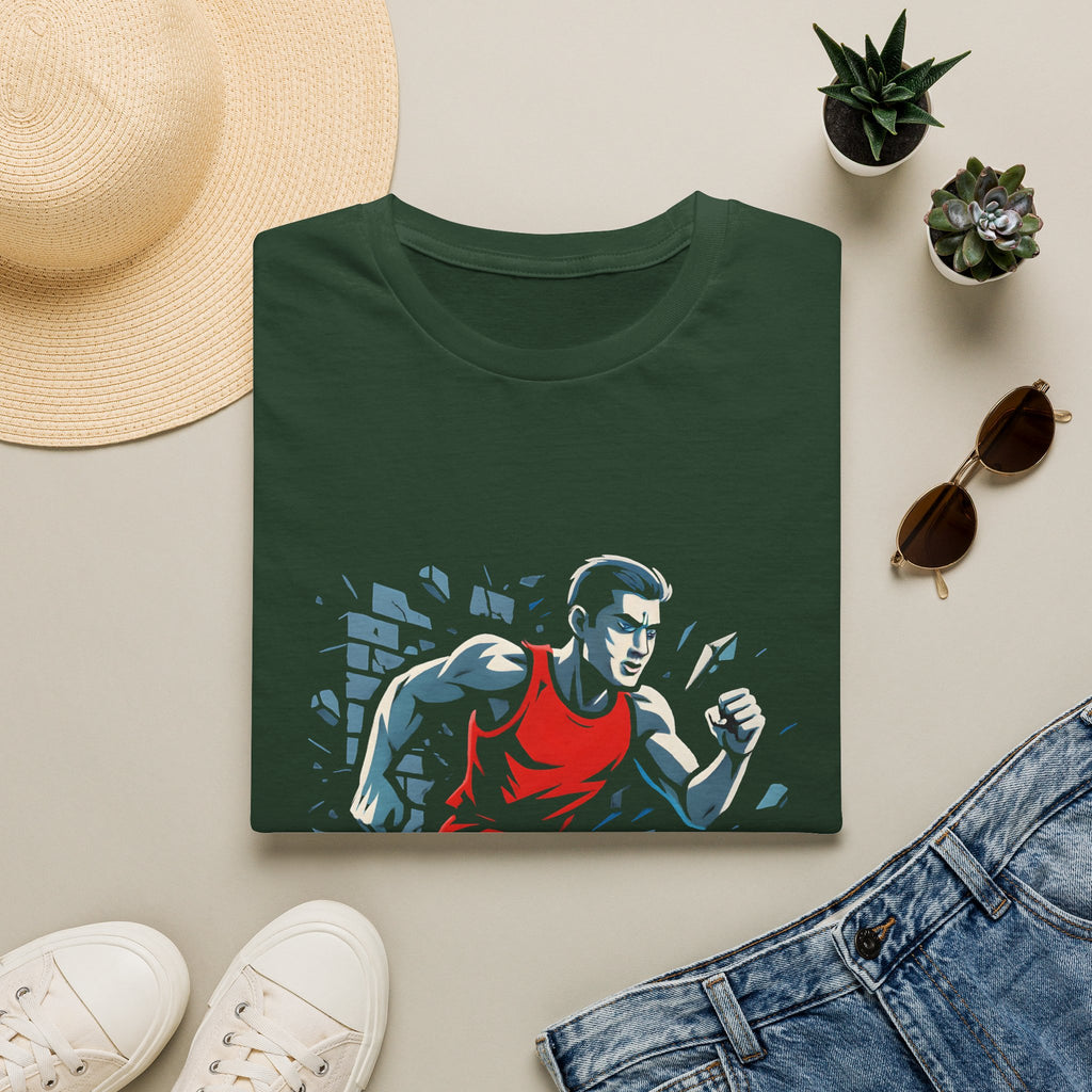Runner Breaks Through Wall T-Shirt