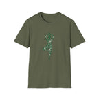 Floral yoga silhouette T-Shirt