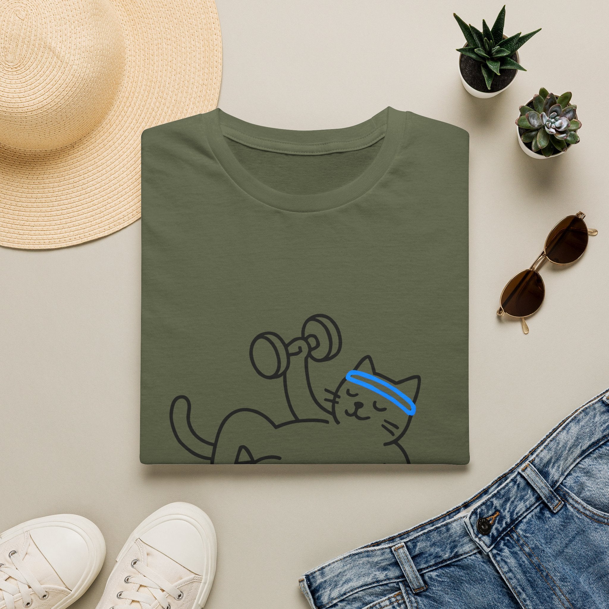 Glowing blue arcs T-Shirt
