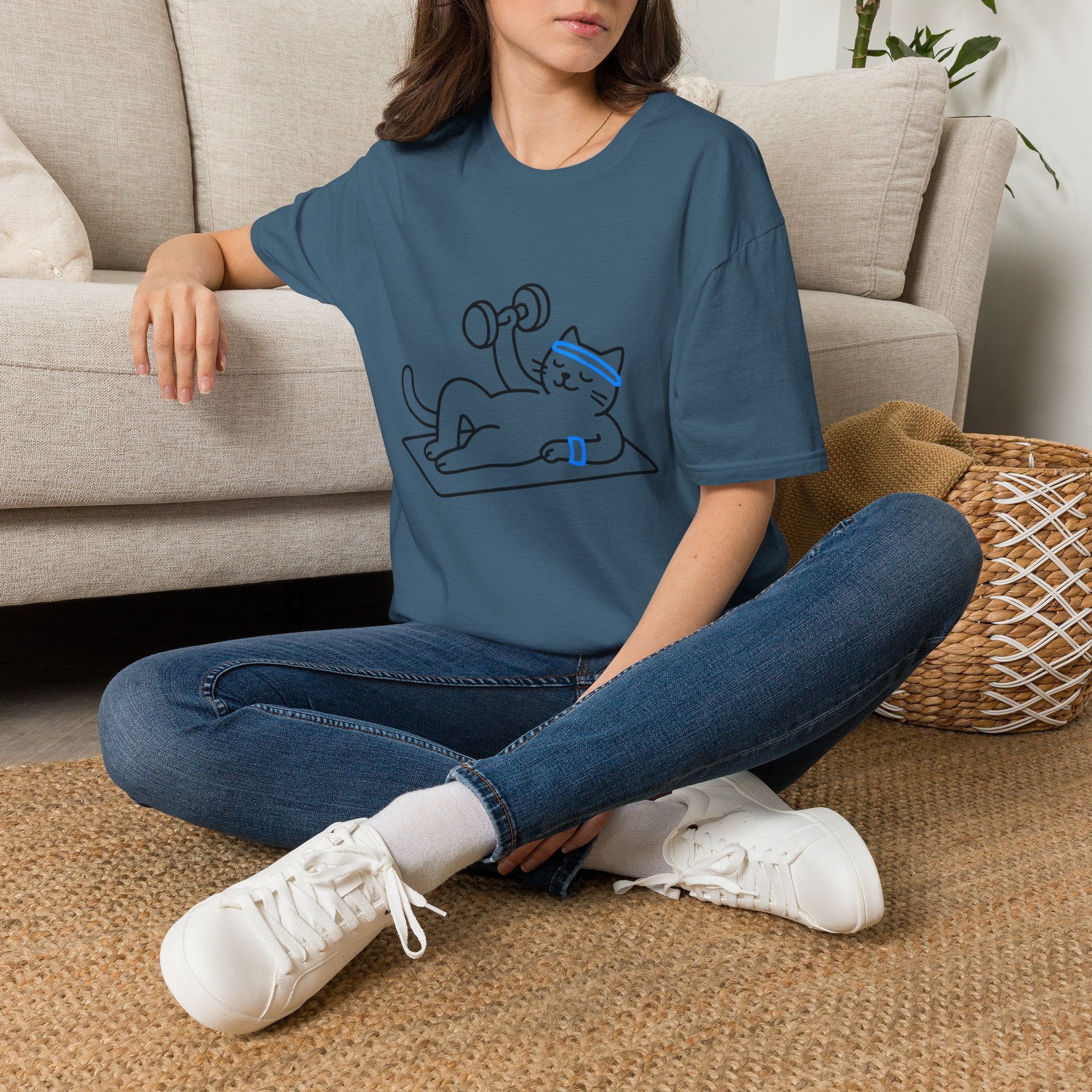 Glowing blue arcs T-Shirt