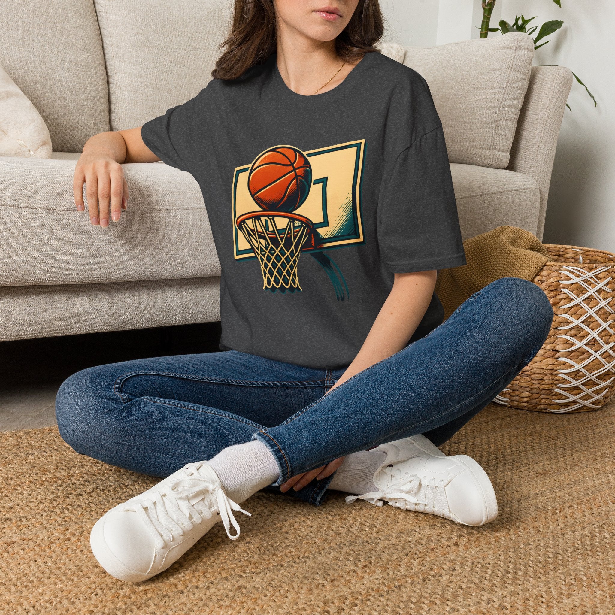Basketball Hoop Dunk T-Shirt
