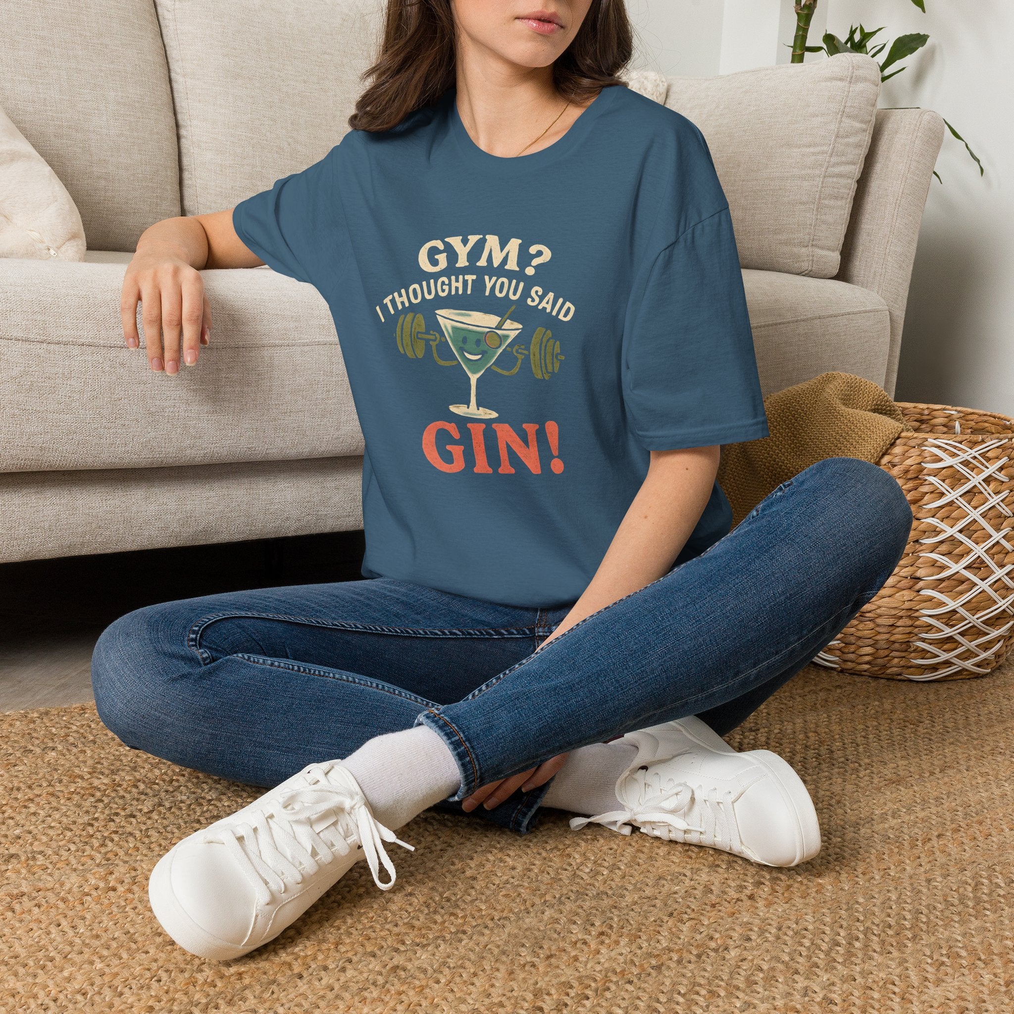 Gym or Gin Pun T-Shirt