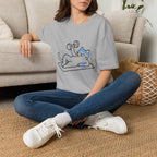 Glowing blue arcs T-Shirt