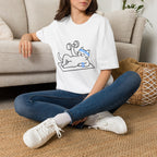 Glowing blue arcs T-Shirt