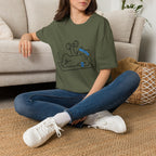 Glowing blue arcs T-Shirt