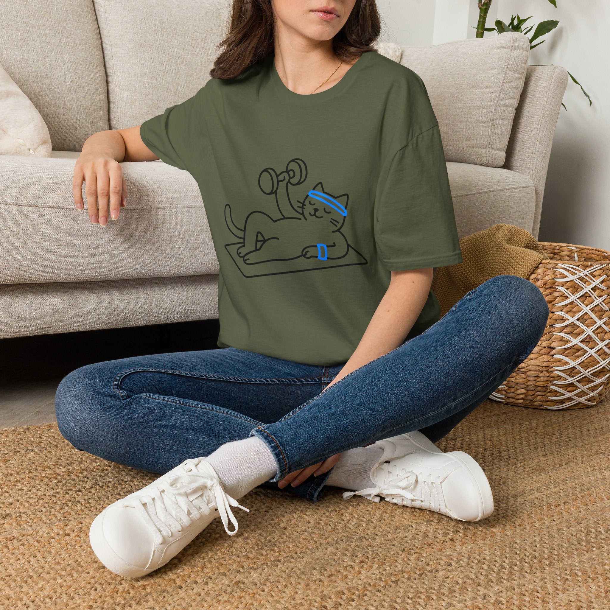 Glowing blue arcs T-Shirt