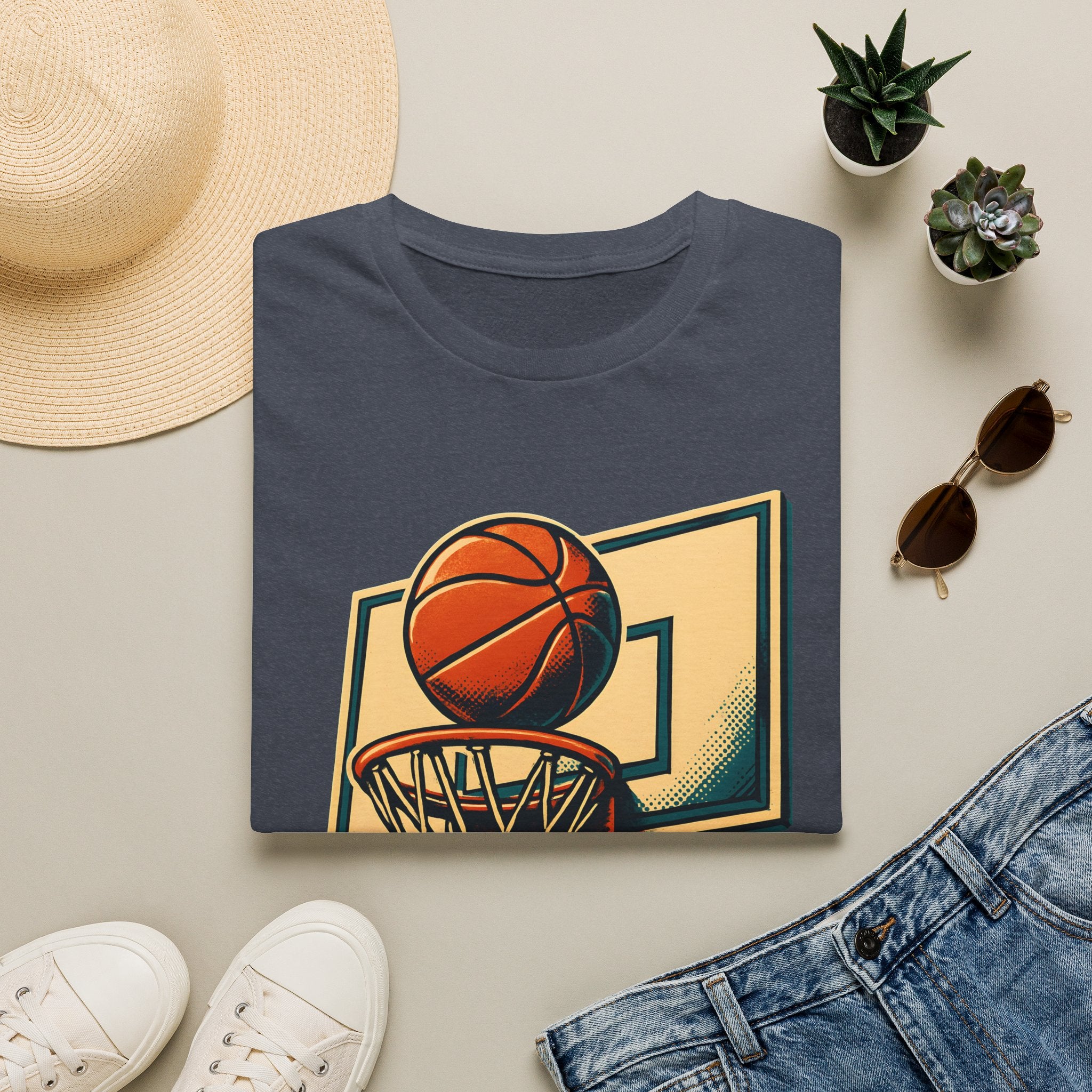 Basketball Hoop Dunk T-Shirt