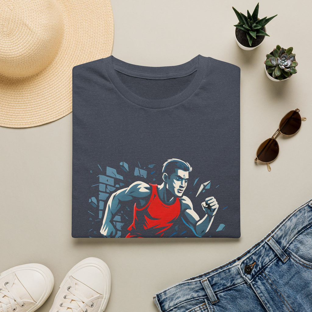Runner Breaks Through Wall T-Shirt