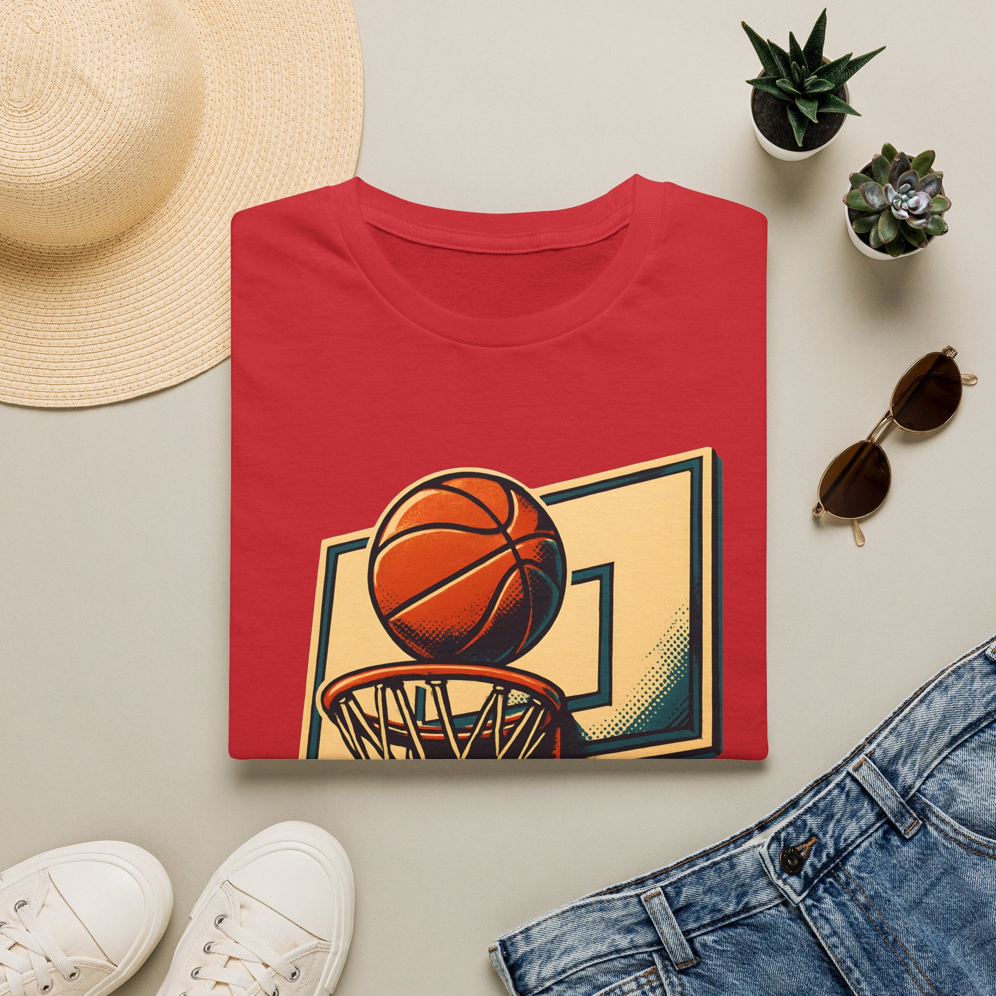 Basketball Hoop Dunk T-Shirt