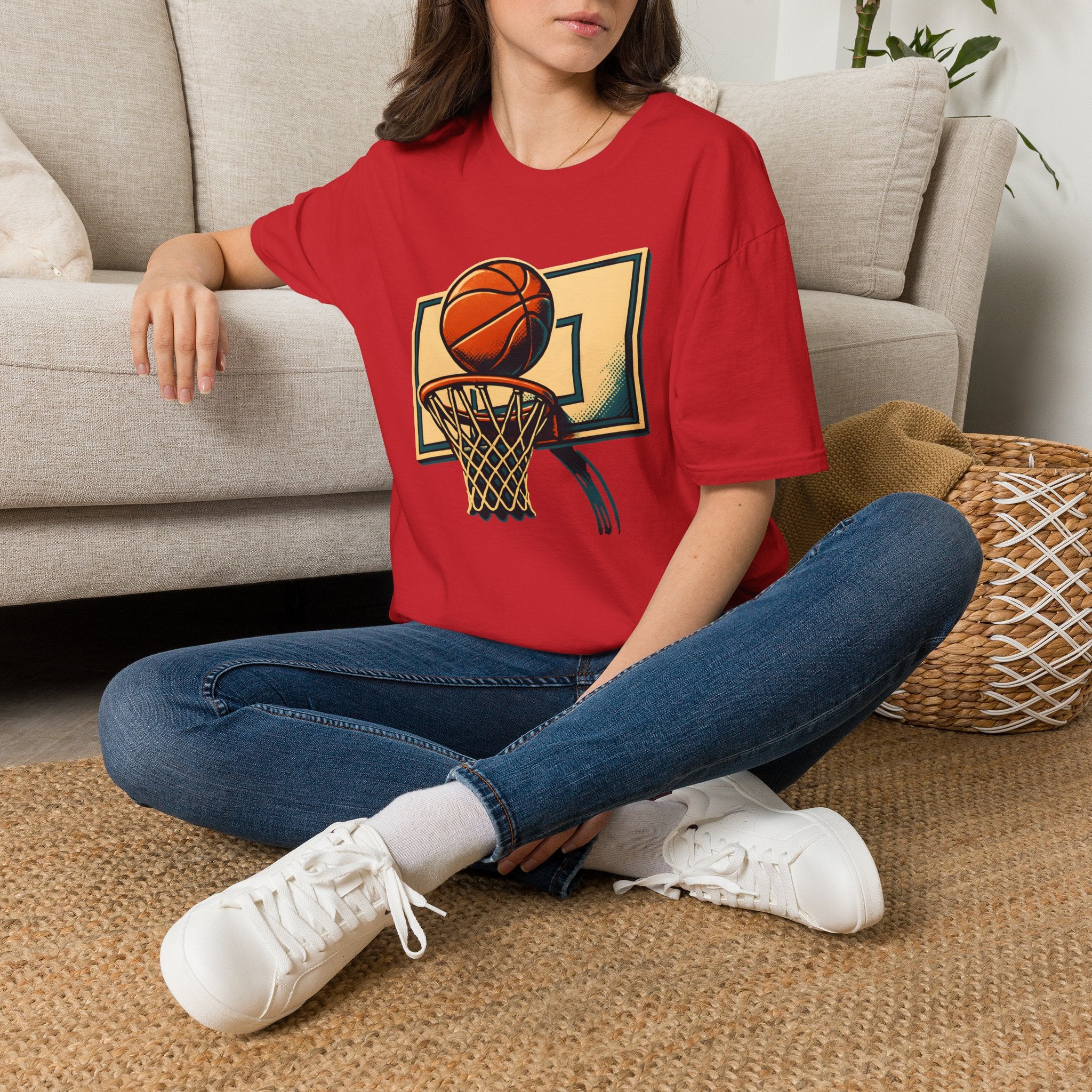 Basketball Hoop Dunk T-Shirt