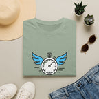 Clock with Wings T-Shirt