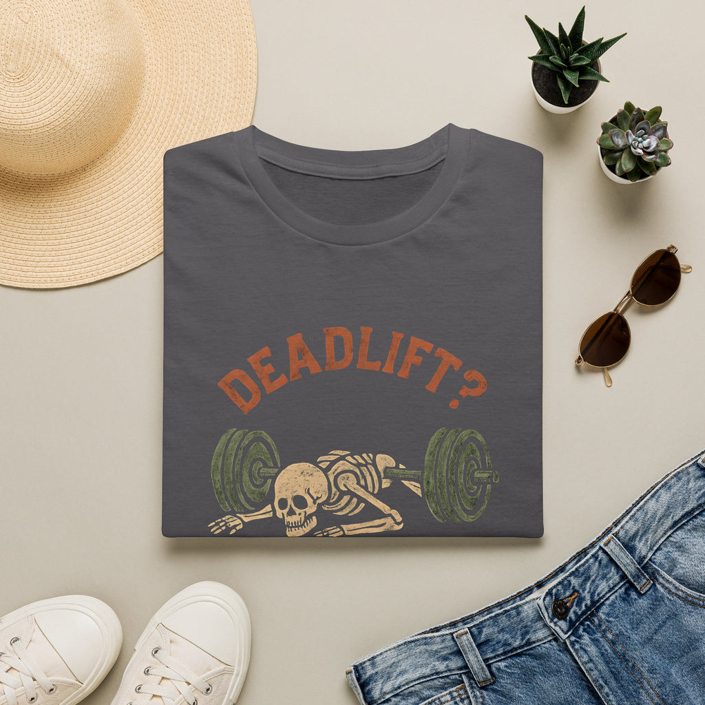 Deadlift Skeleton Meme T-Shirt