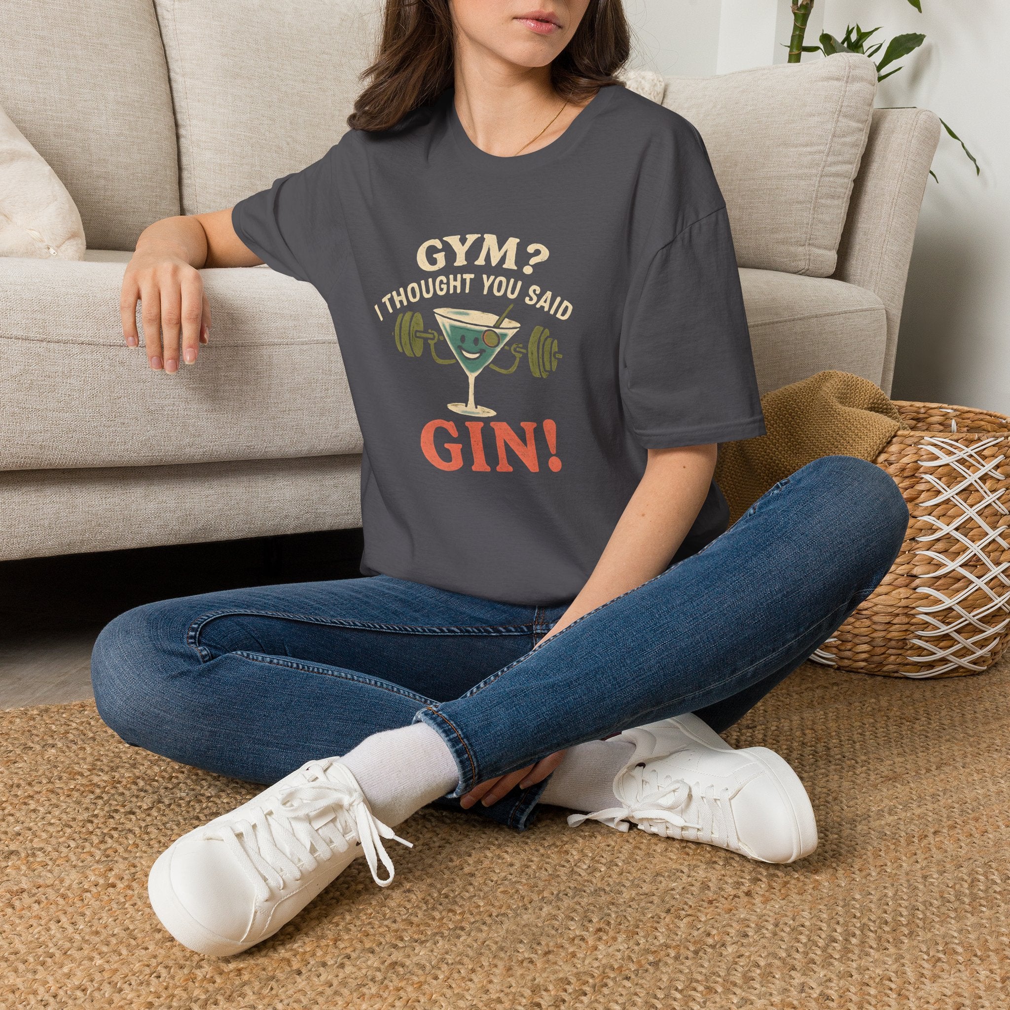 Gym or Gin Pun T-Shirt