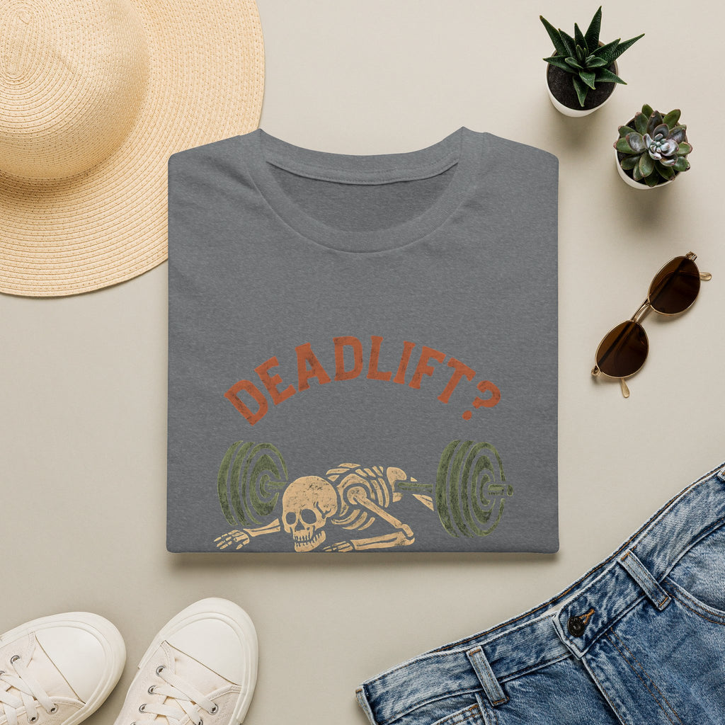 Deadlift Skeleton Meme T-Shirt