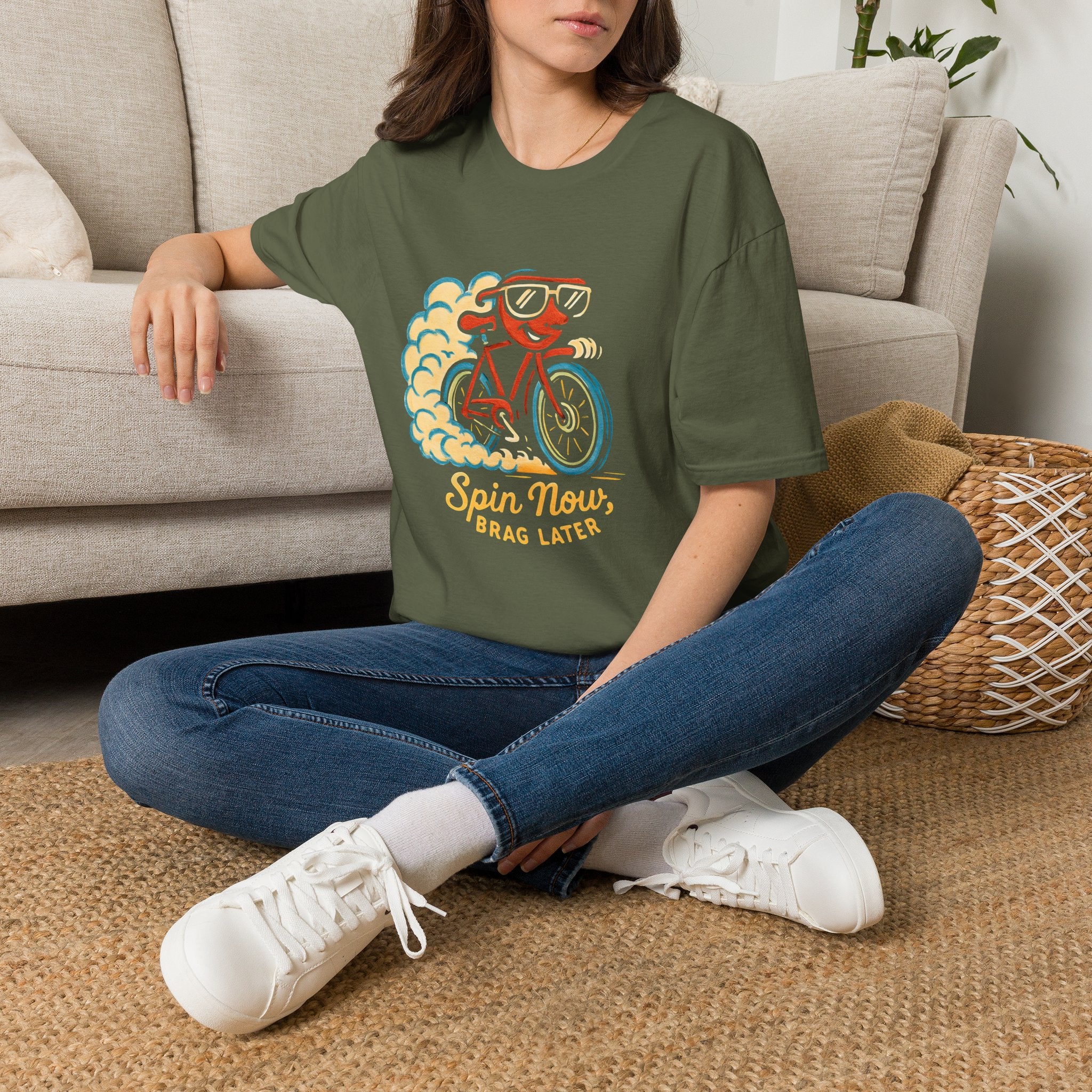 Spin Now Brag Later T-Shirt