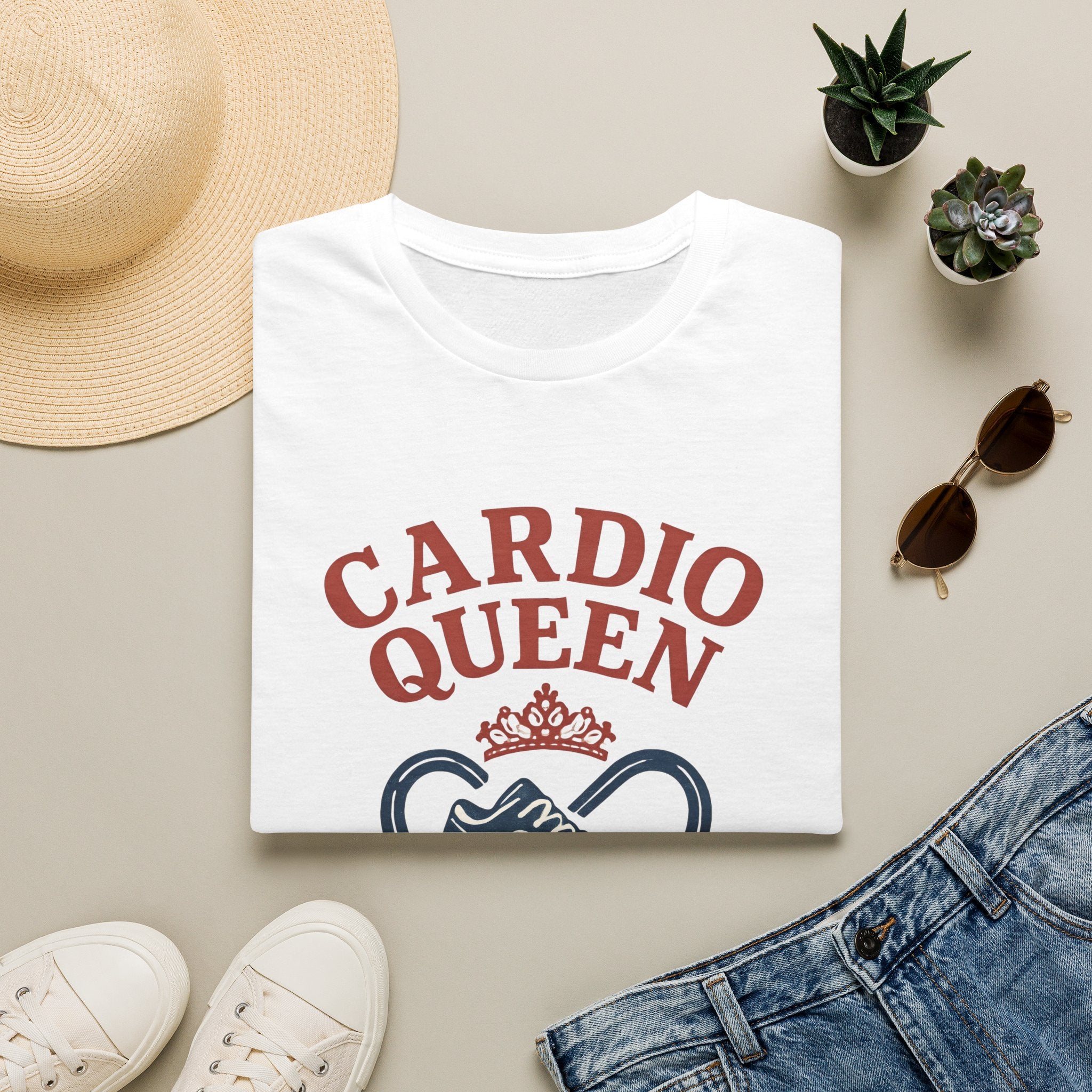 Cardio Queen Sneaker T-Shirt