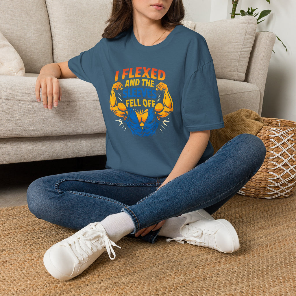 Flexed Arms Sleeves Off T-Shirt