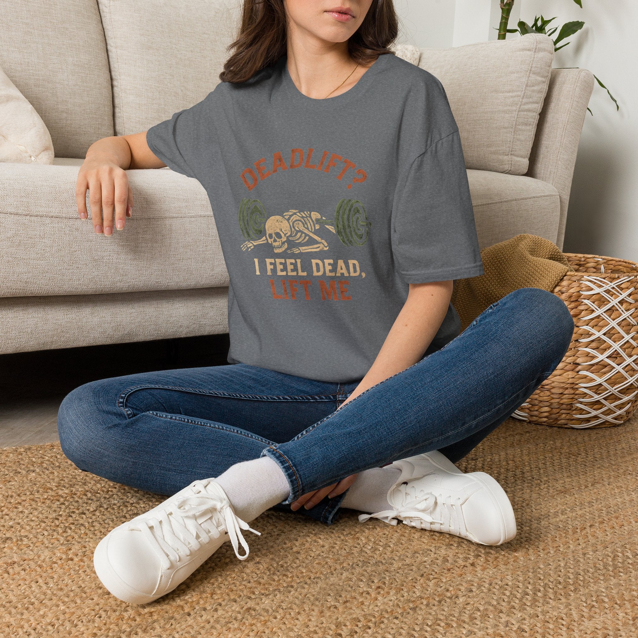 Deadlift Skeleton Meme T-Shirt