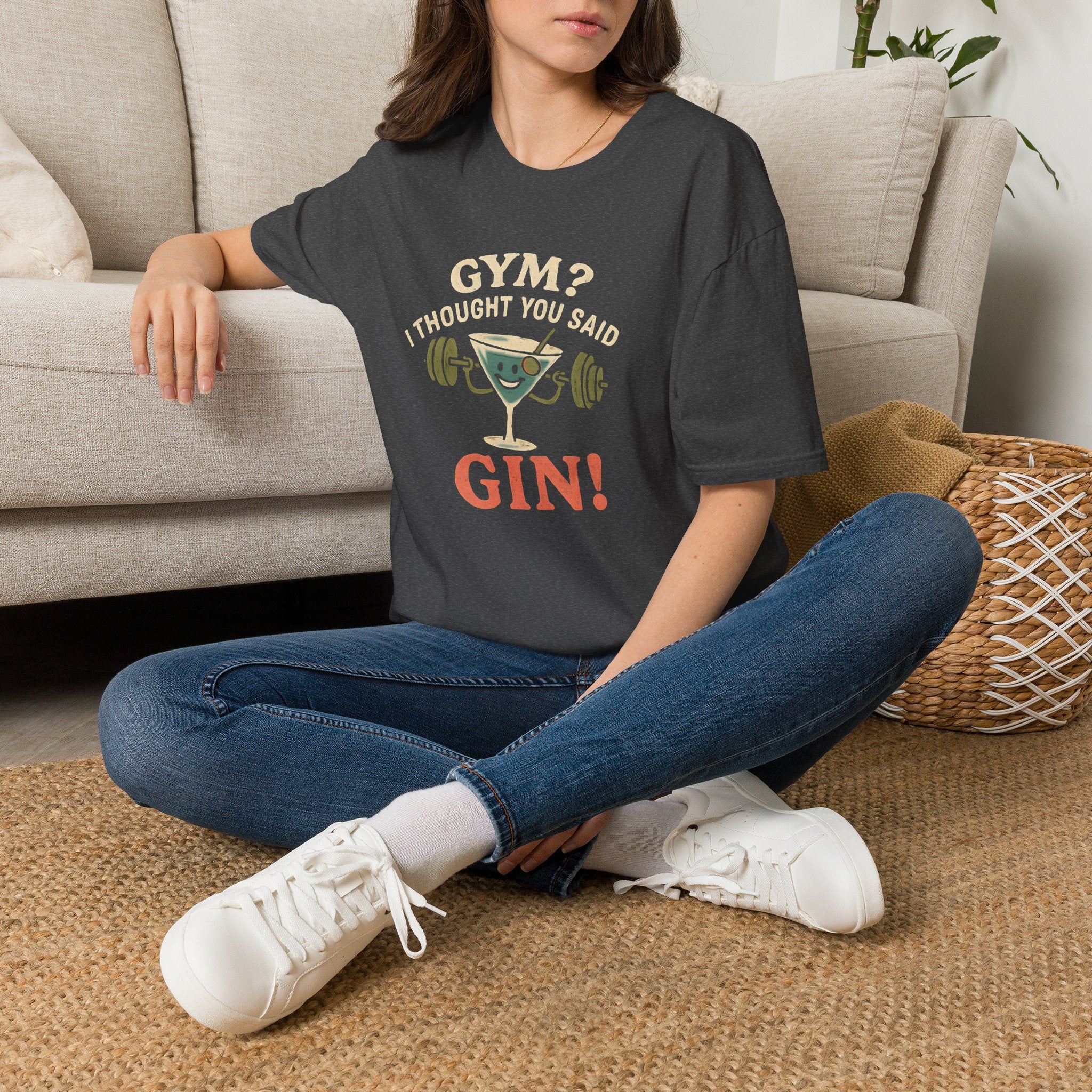 Gym or Gin Pun T-Shirt